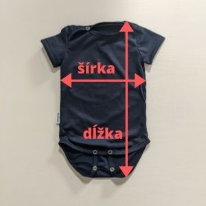 Detské merino body Bánov - veľkosti