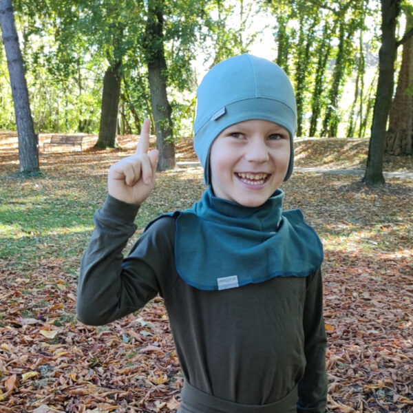 Hrubší nákrčníki z merino vlny