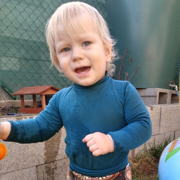 Body Bobrov z merino vlny detské