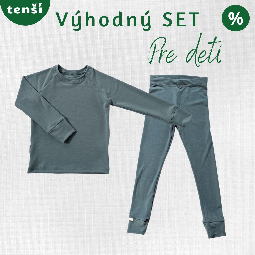 Tenší merino set pre deti