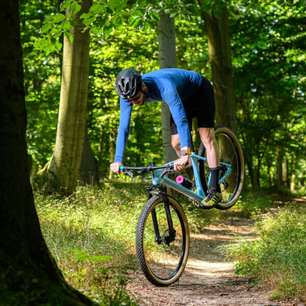 Pružné merino tričko na bicykel