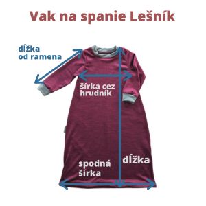 Vak na spanie z merino vlny